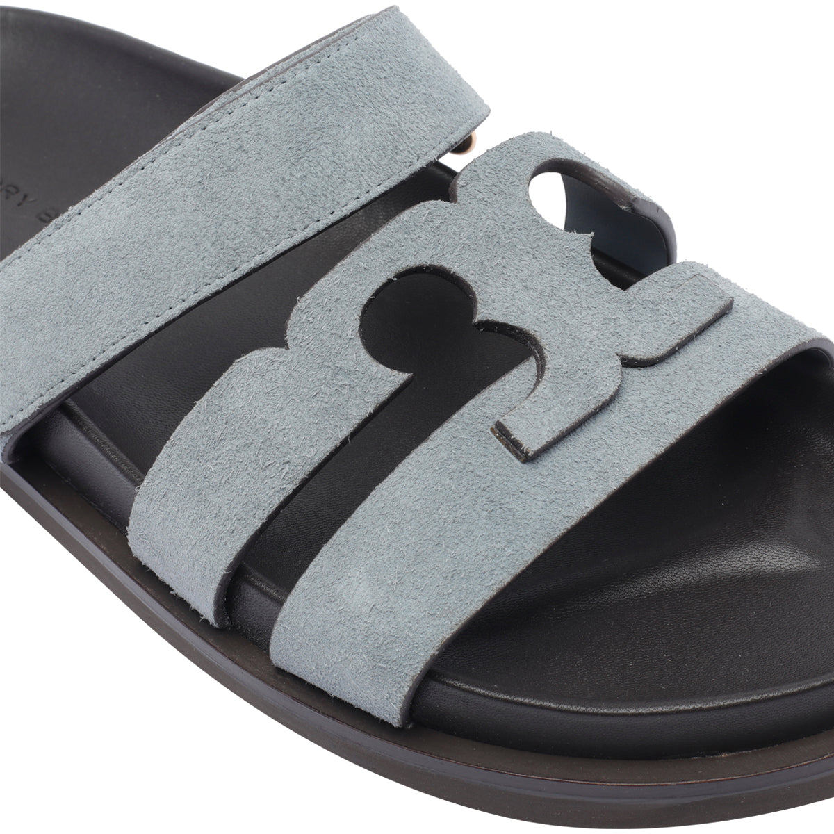 Tory Burch Sandals Blue Calf Leather/rubber Sole