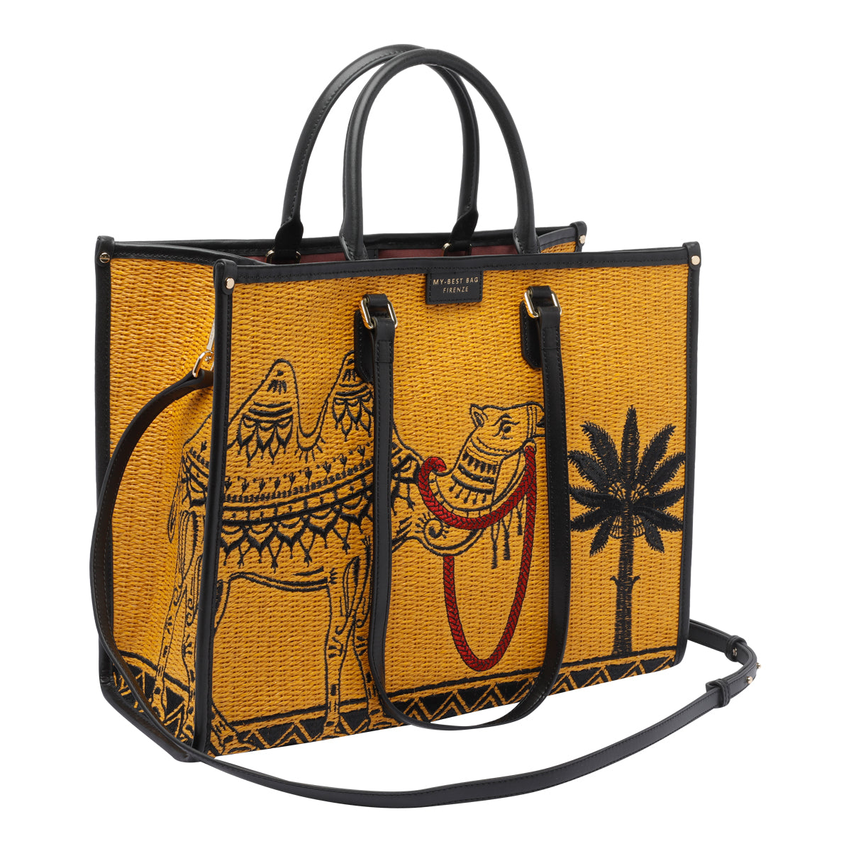 My Best Bag Firenze Brown Cotton Calf Leather