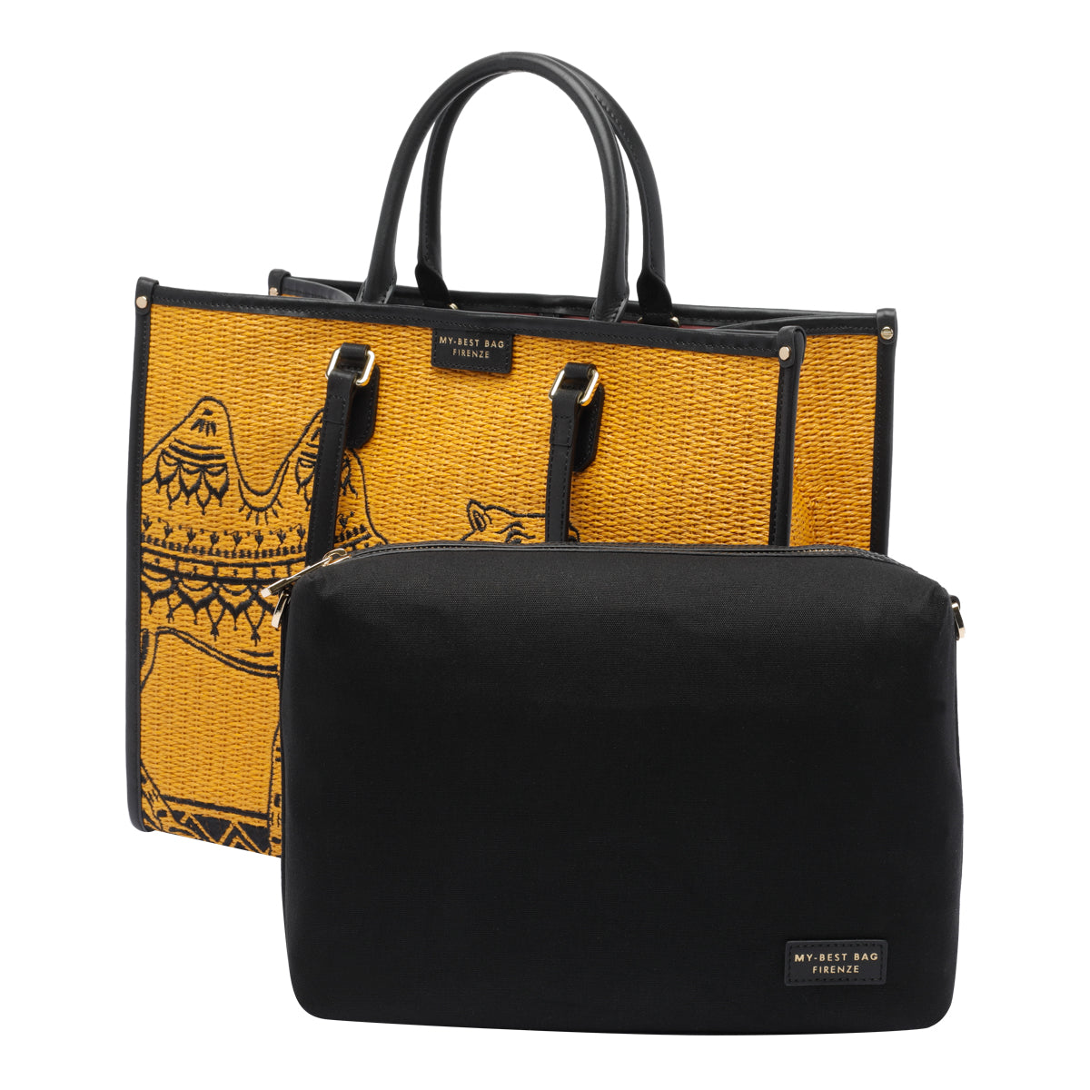 My Best Bag Firenze Brown Cotton Calf Leather