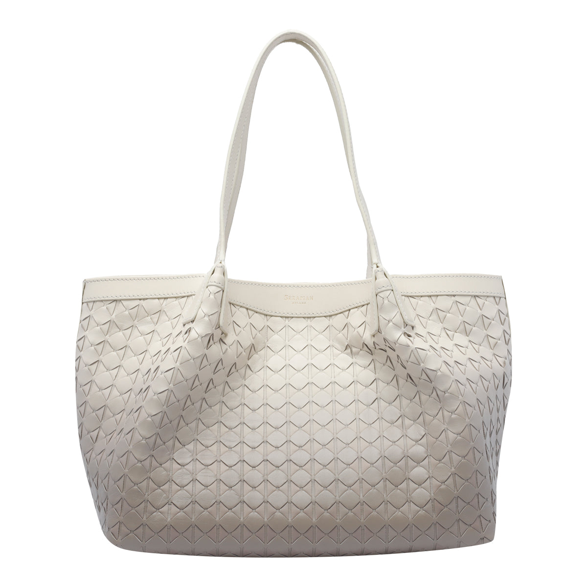 Serapian Bags White Lamb And Calf Leather