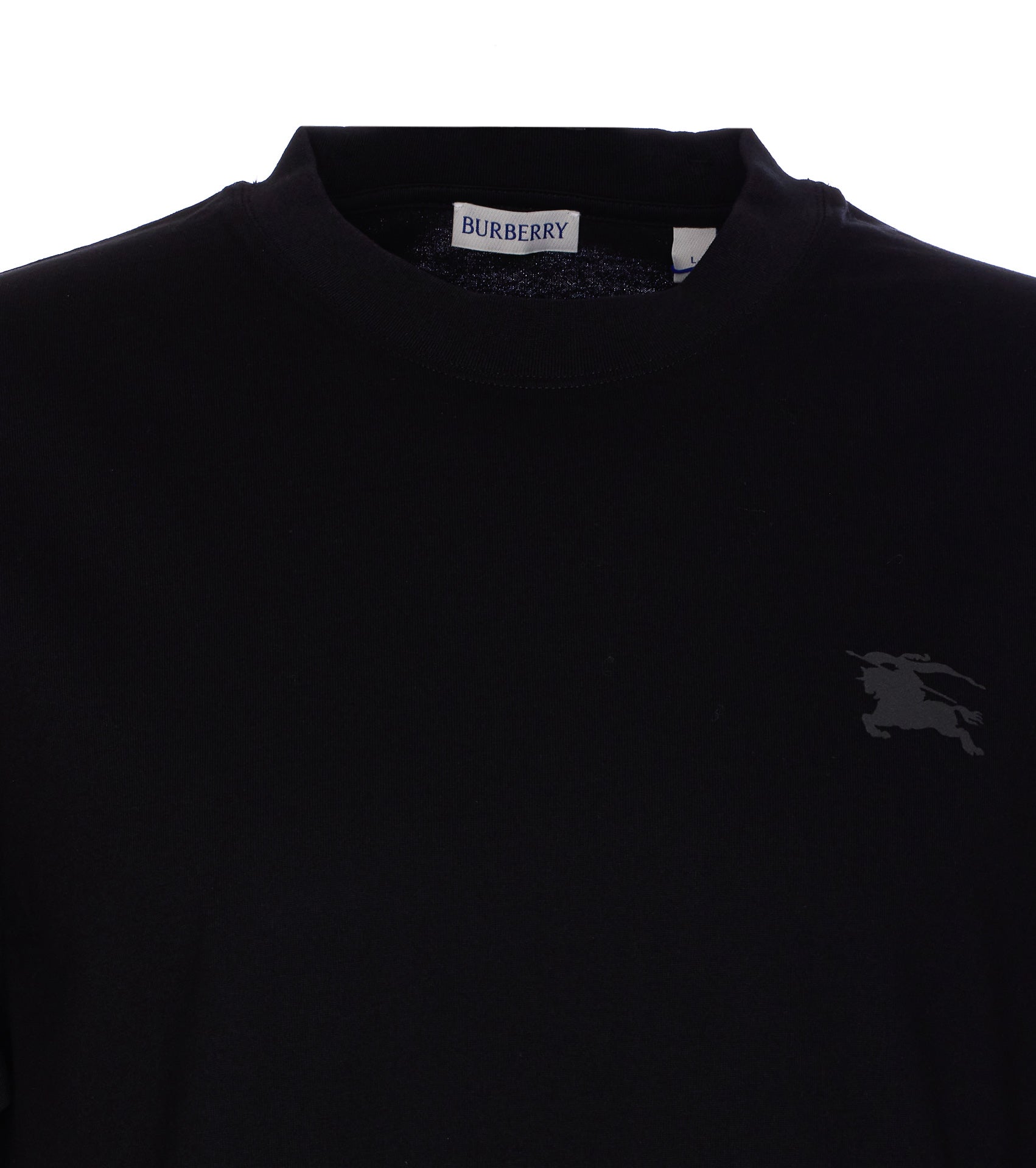 Burberry T-Shirts And Polos Black Cotton