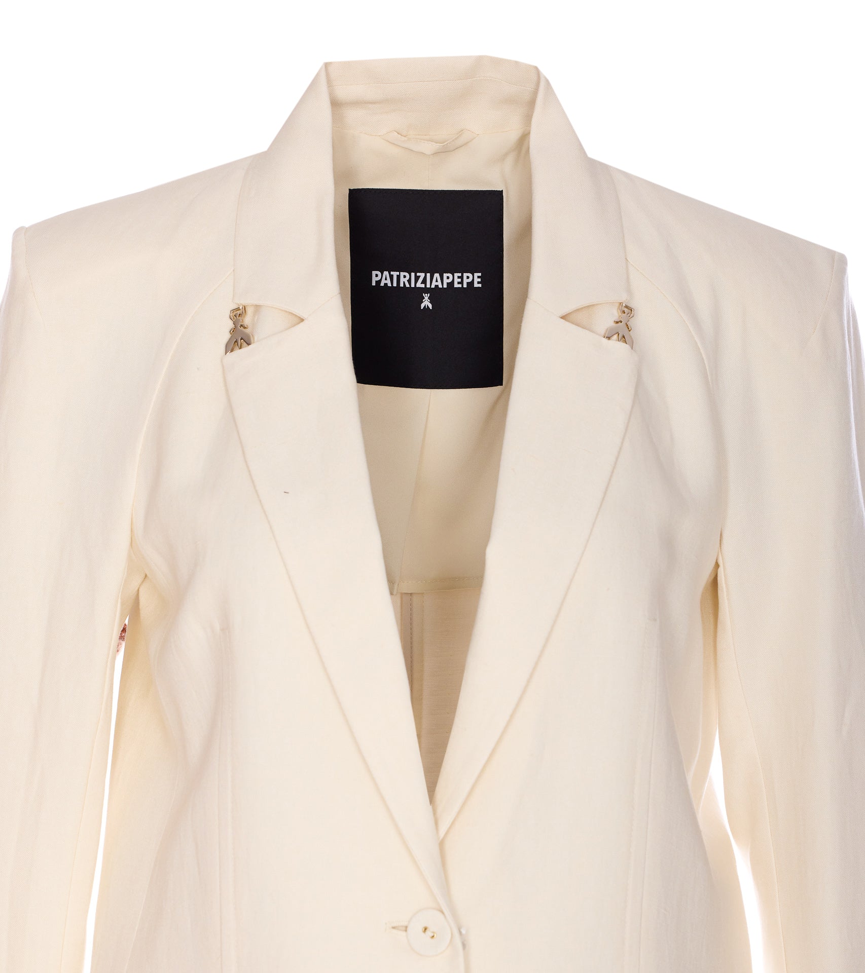 Patrizia Pepe Jackets White Viscose