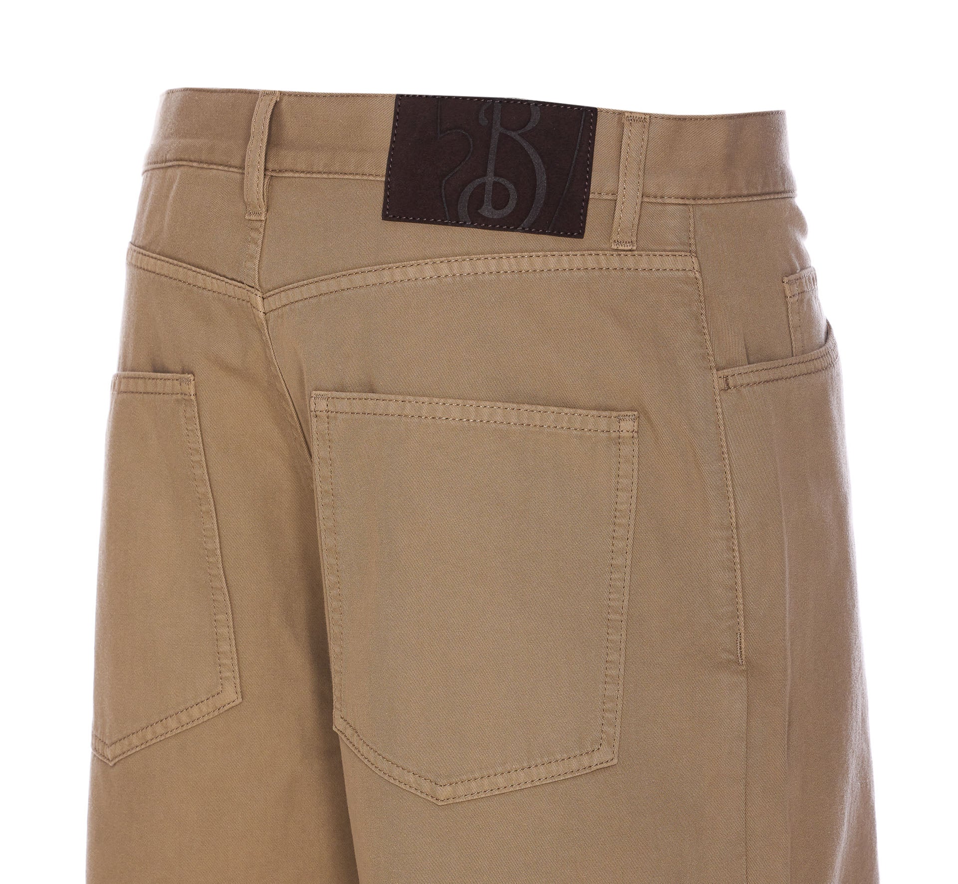 Burberry Trousers Brown Cotton