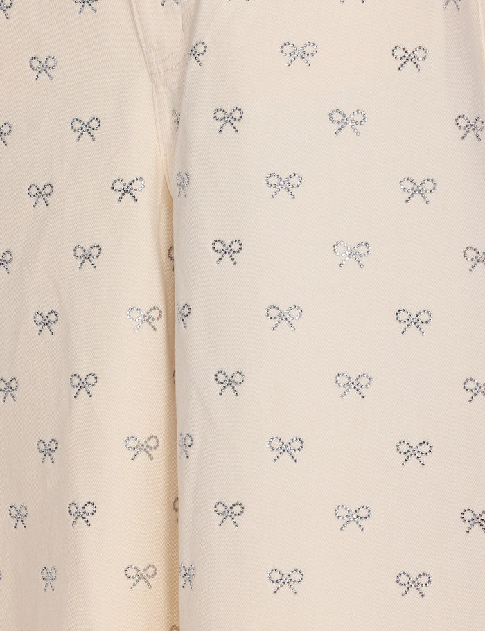 Self Portrait Jeans White Cotton