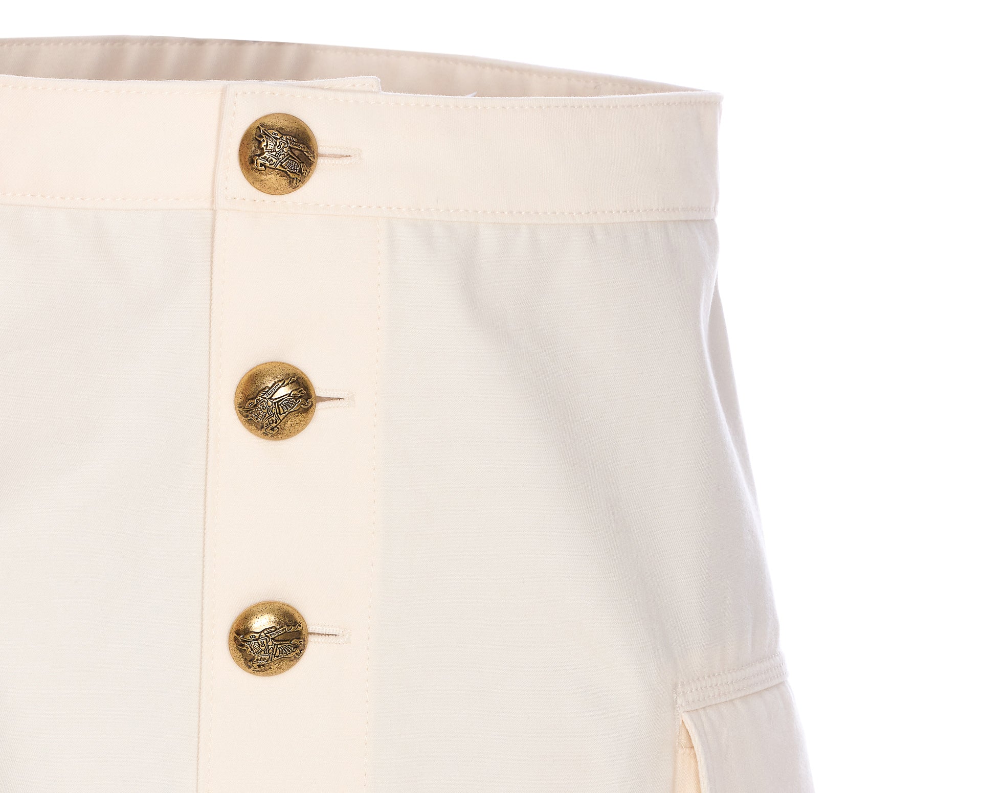 Burberry Skirts White Cotton