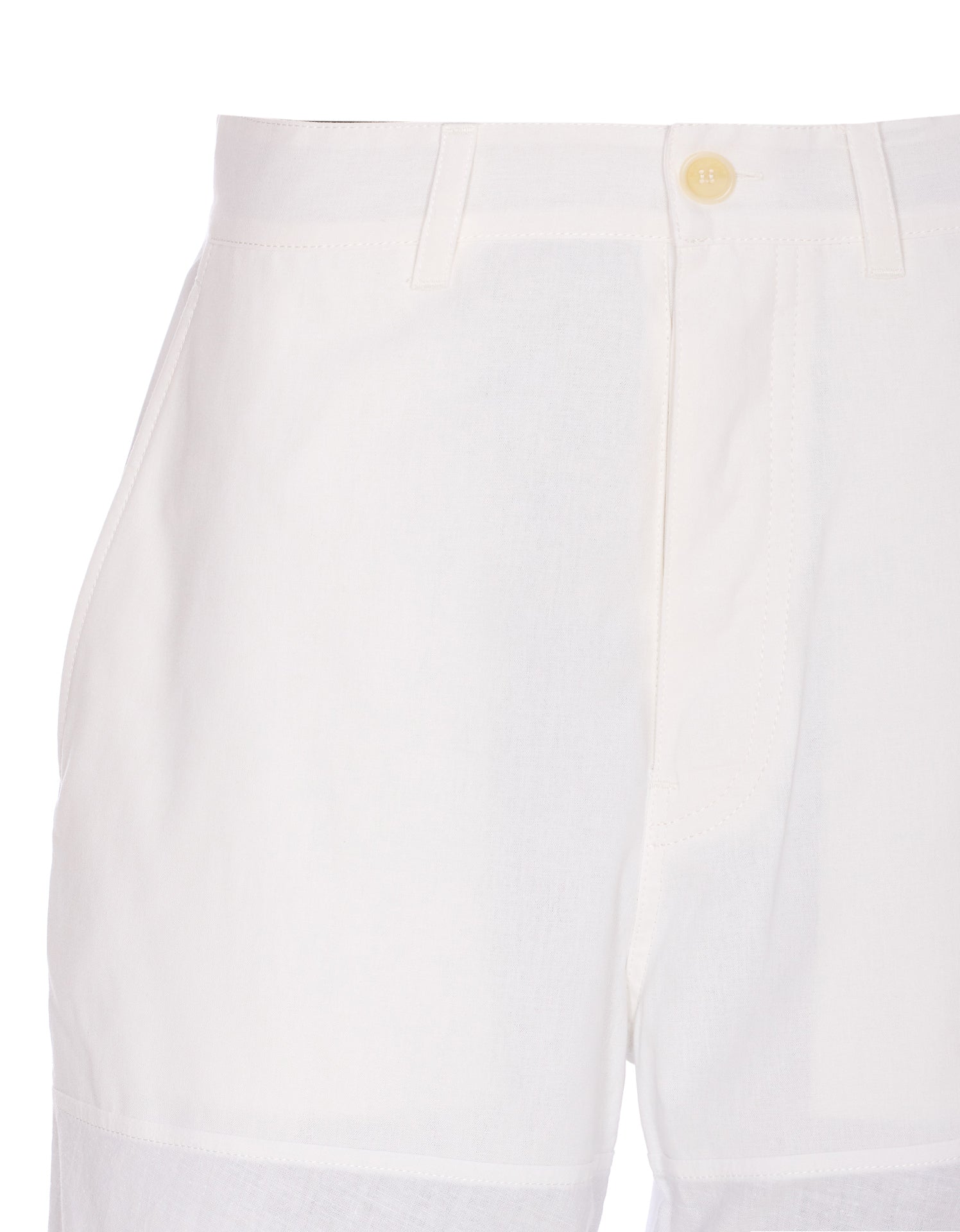 Marine Serre Trousers White Cotton
