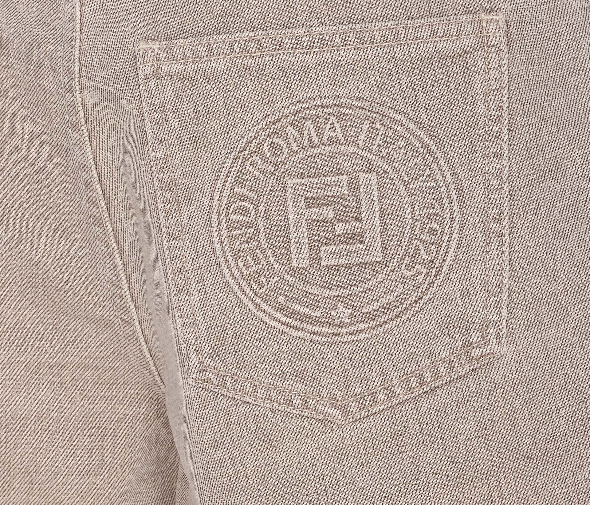 Fendi Shorts Beige Cotone
