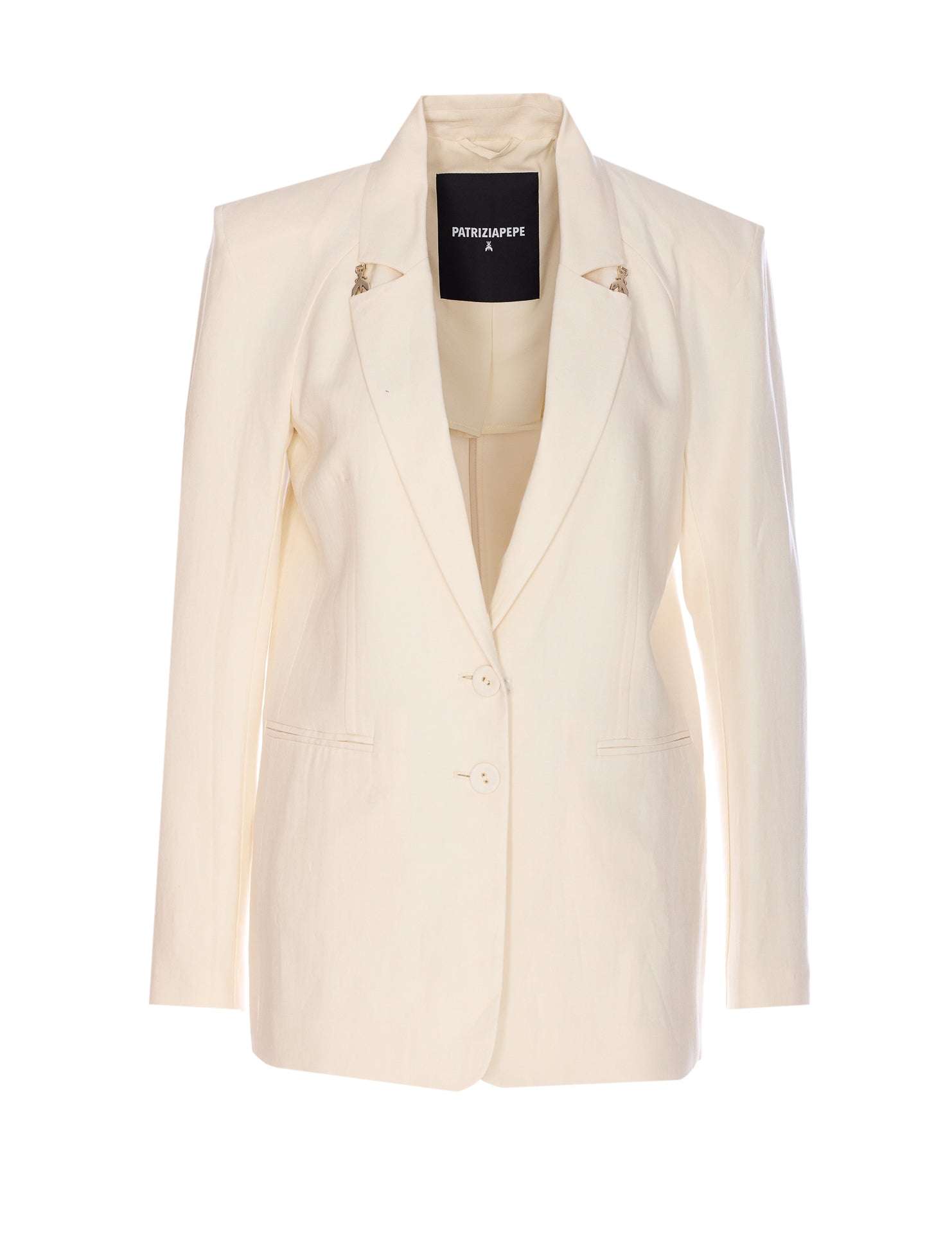 Patrizia Pepe Jackets White Viscose