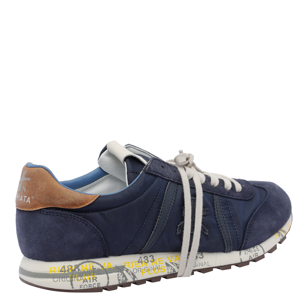 Premiata Sneakers Blue Fabric/rubber Sole