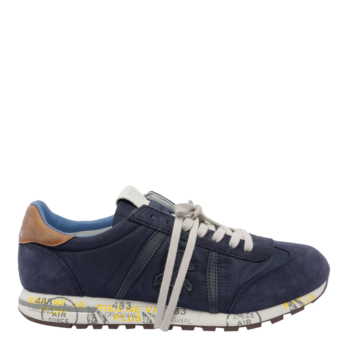 Premiata Sneakers Blue Fabric/rubber Sole
