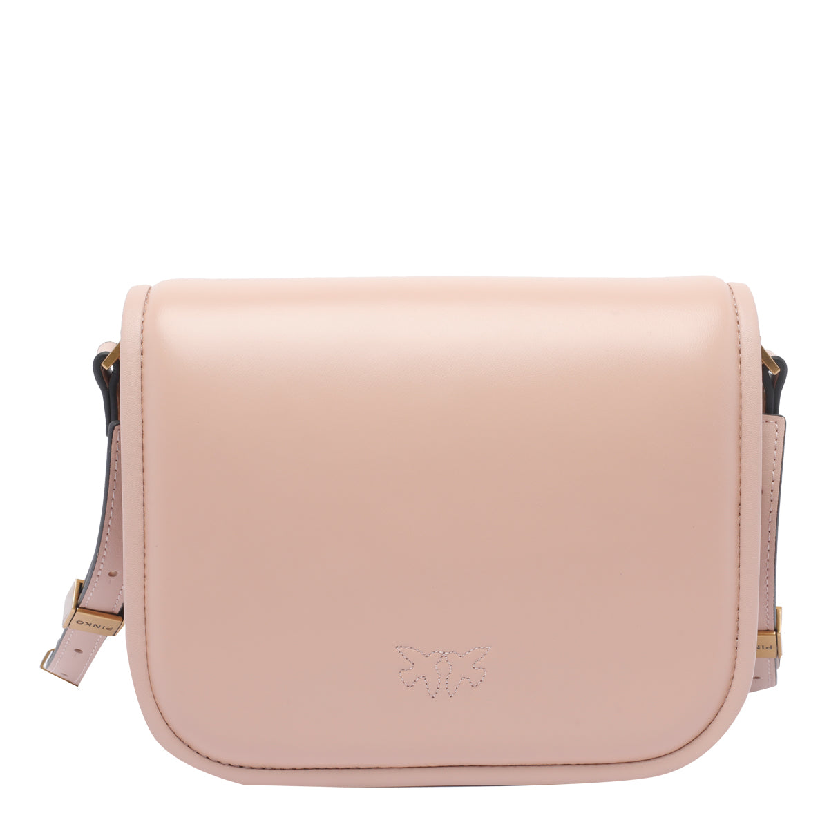Pinko Bags Pink Calf Leather