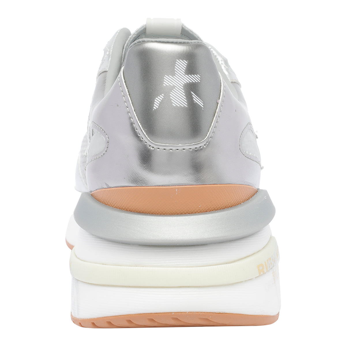 Premiata Sneakers Silver Fabric Rubber/rubber Sole
