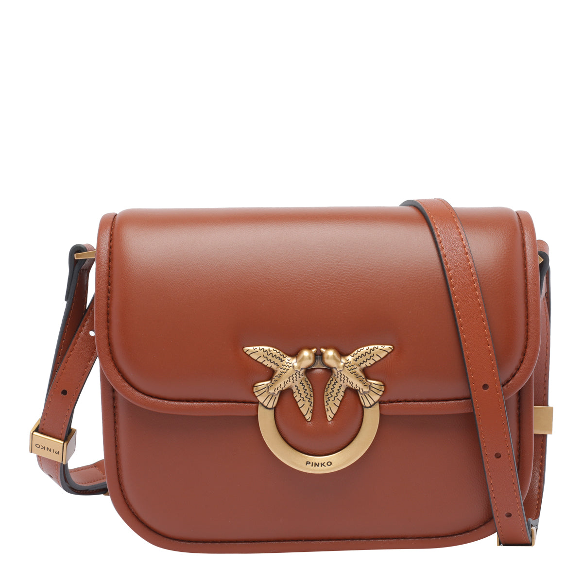 Pinko Bags Brown Calf Leather