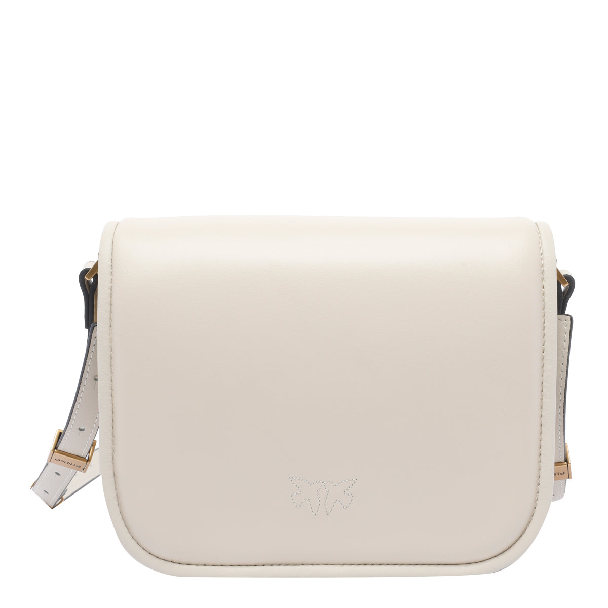 Pinko Bags White Calf Leather
