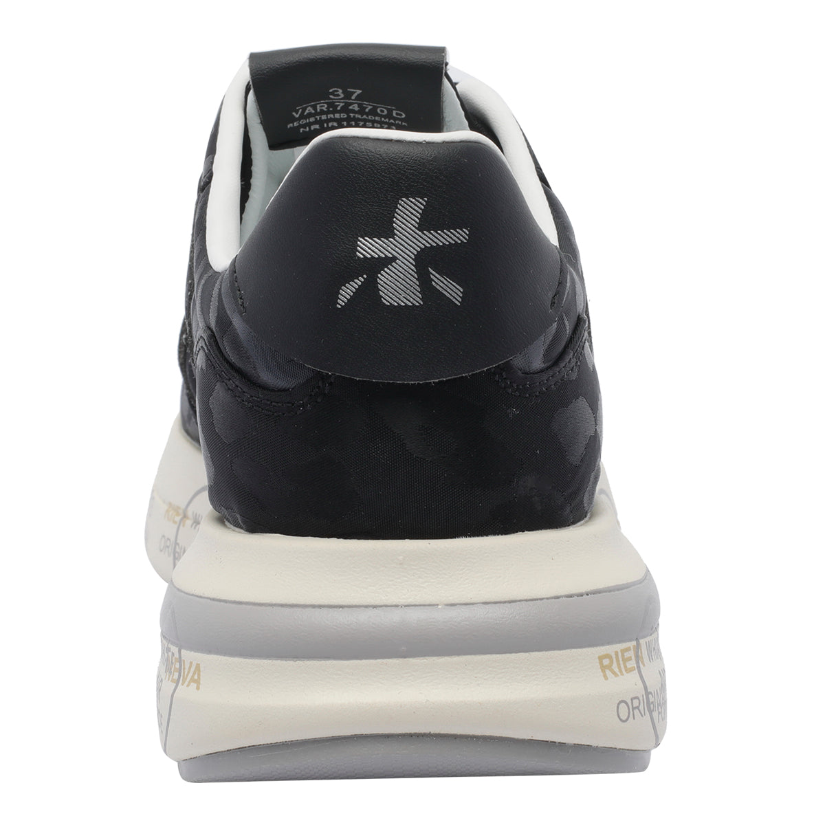Premiata Sneakers Black Fabric/rubber Sole