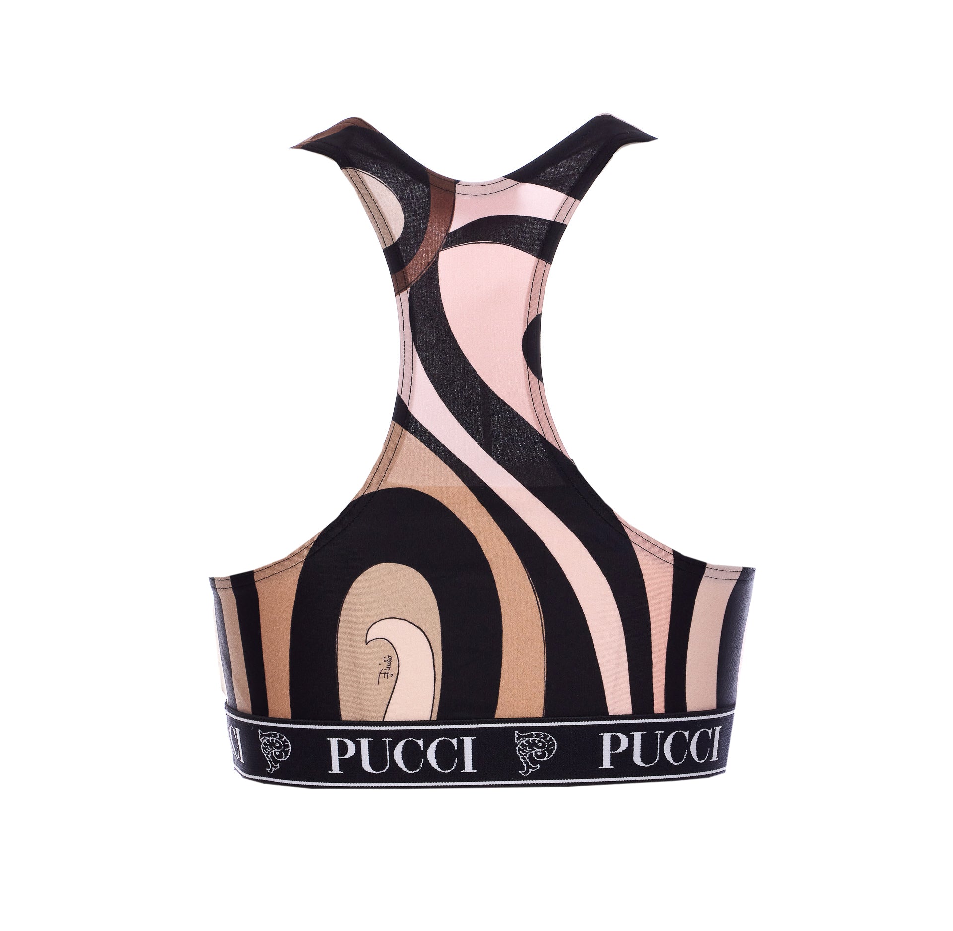 Emilio Pucci Top Multicolour Polyamide