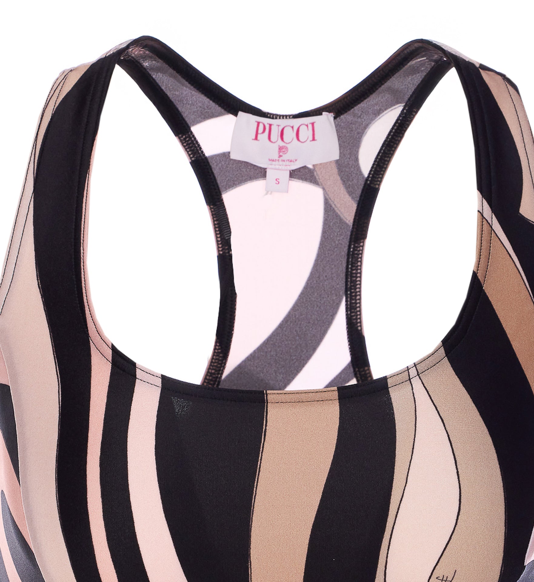 Emilio Pucci Top Multicolour Polyamide