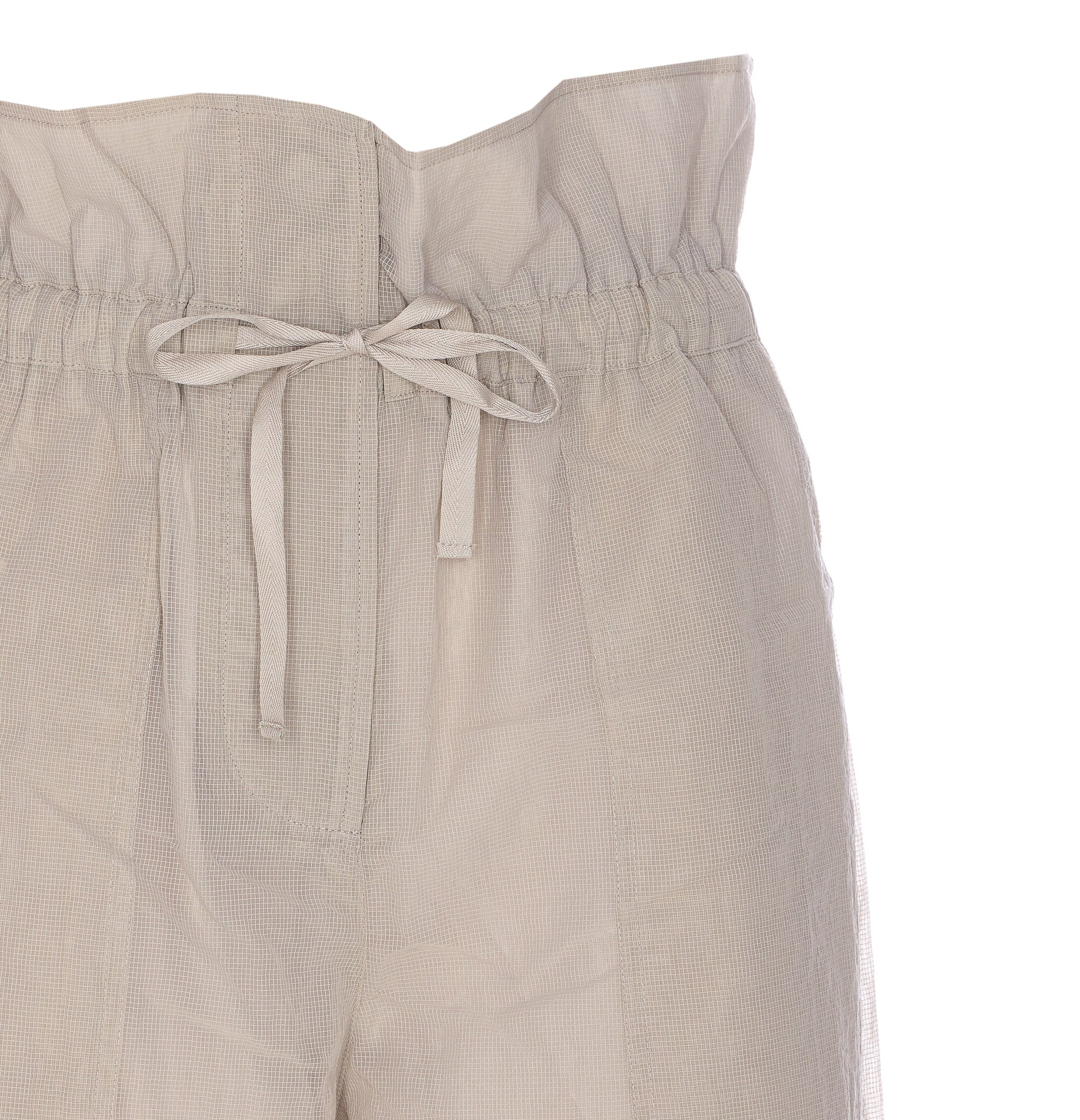 Pinko Trousers Grey Nylon