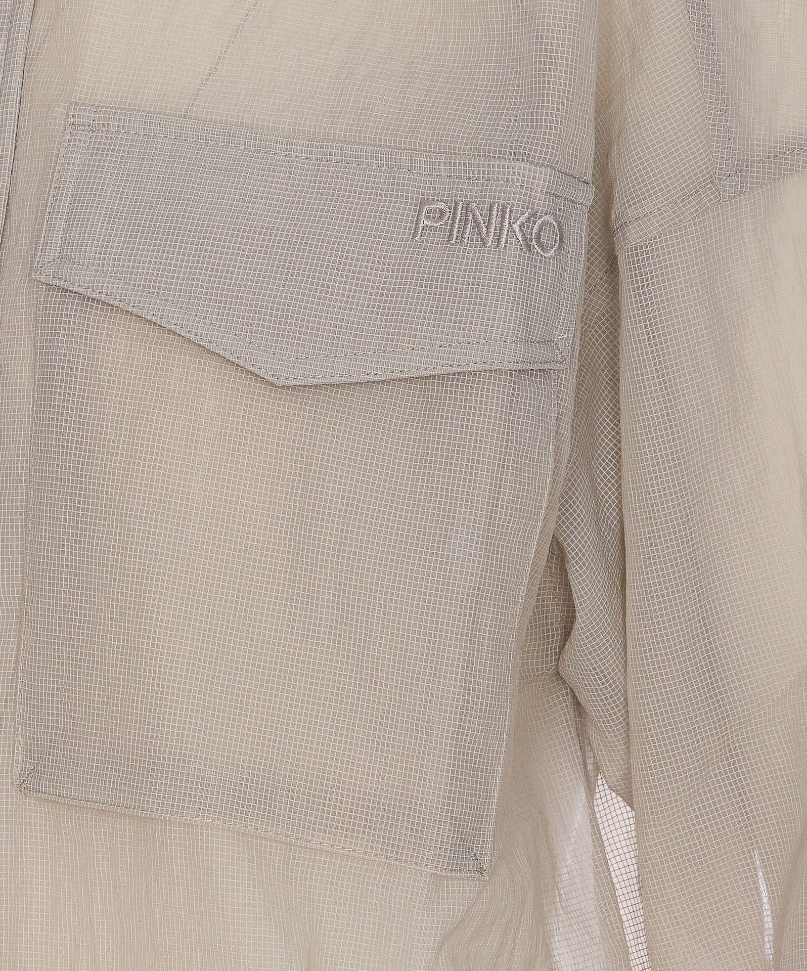 Pinko Coats Grey Nylon