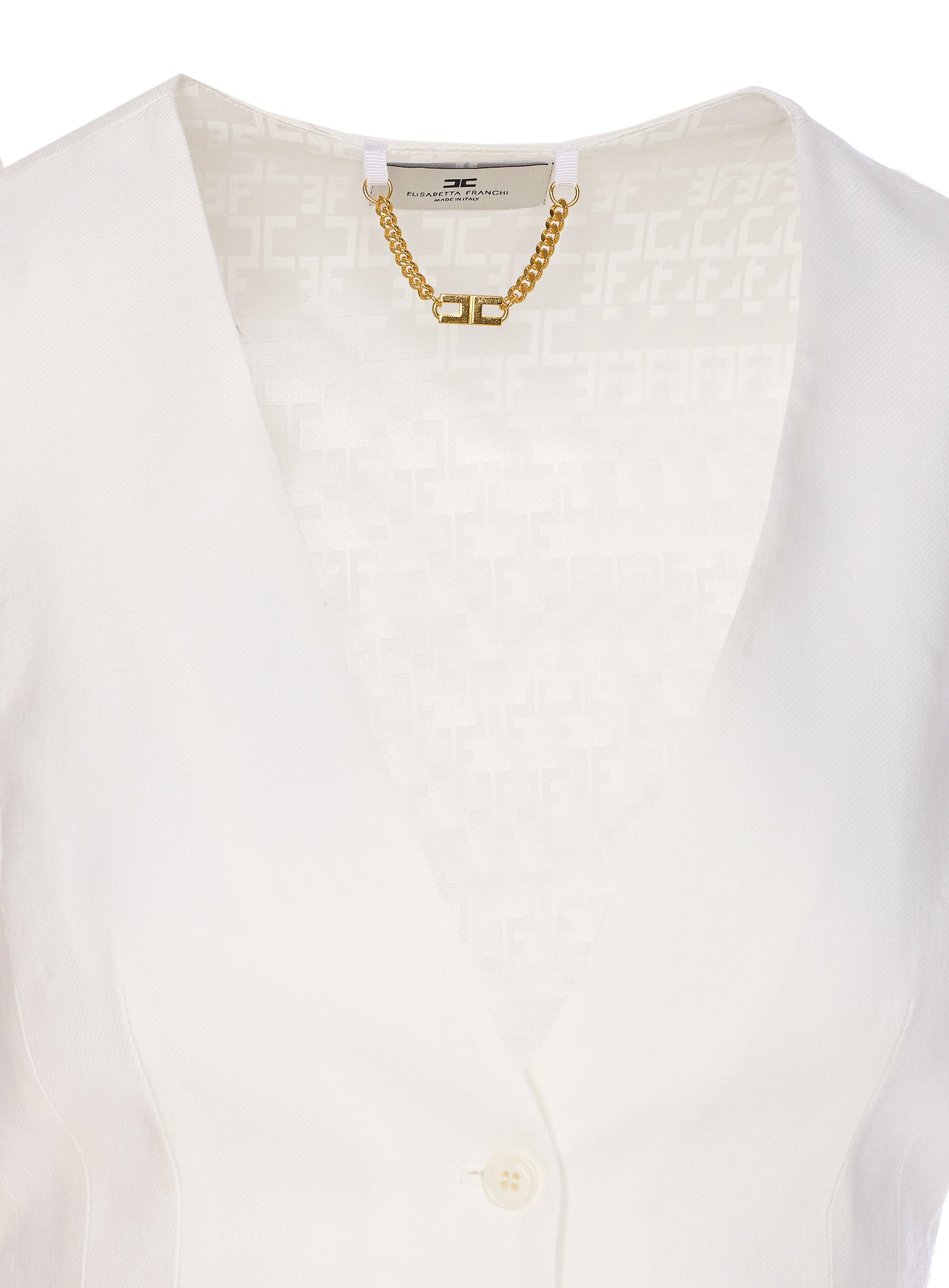 Elisabetta Franchi Jackets White Viscose