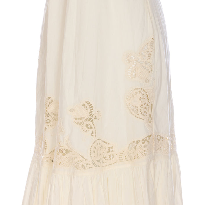 Twin-Set Dresses White Cotton