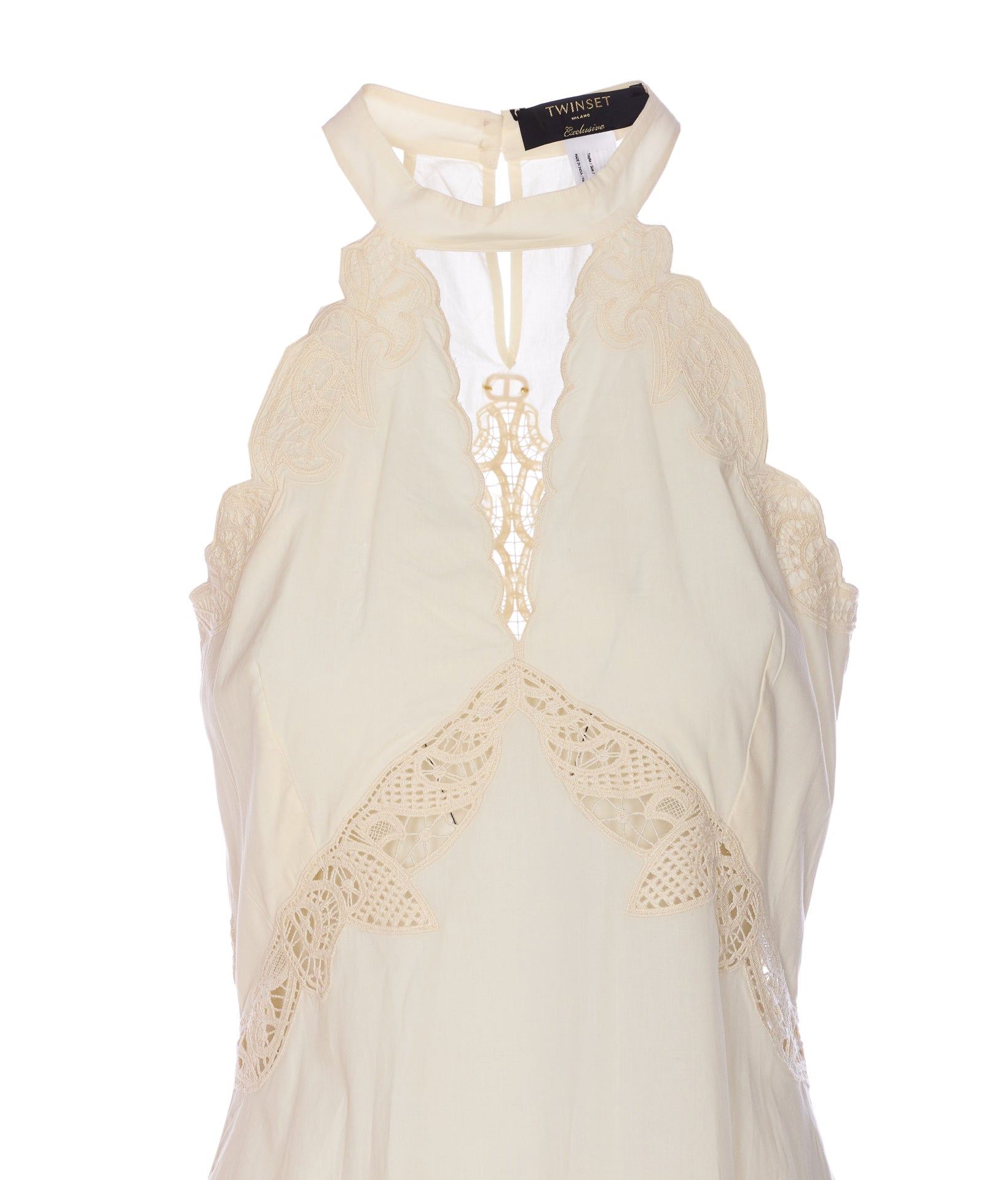 Twin-Set Dresses White Cotton