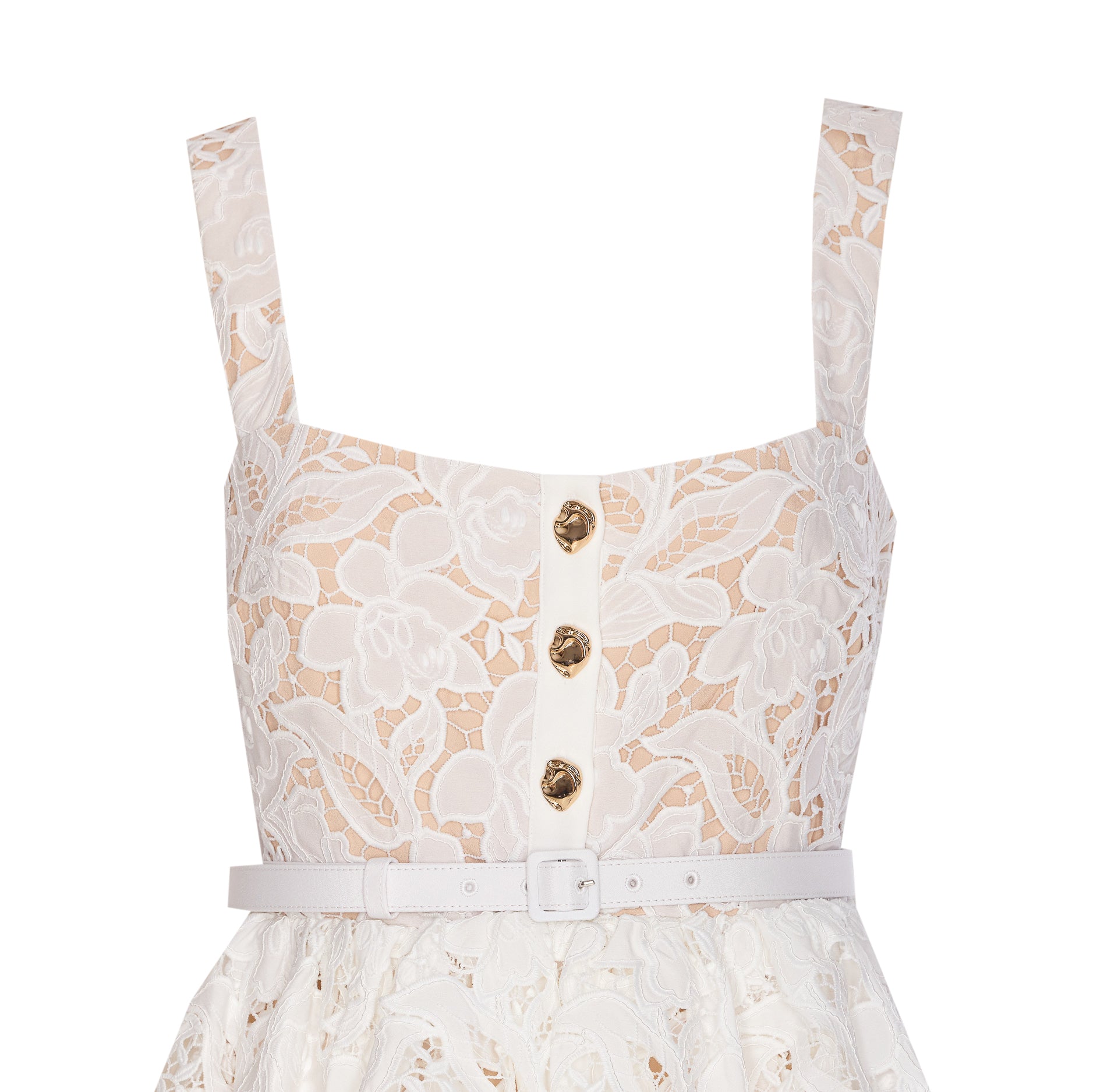Self Portrait Dresses White Polyester