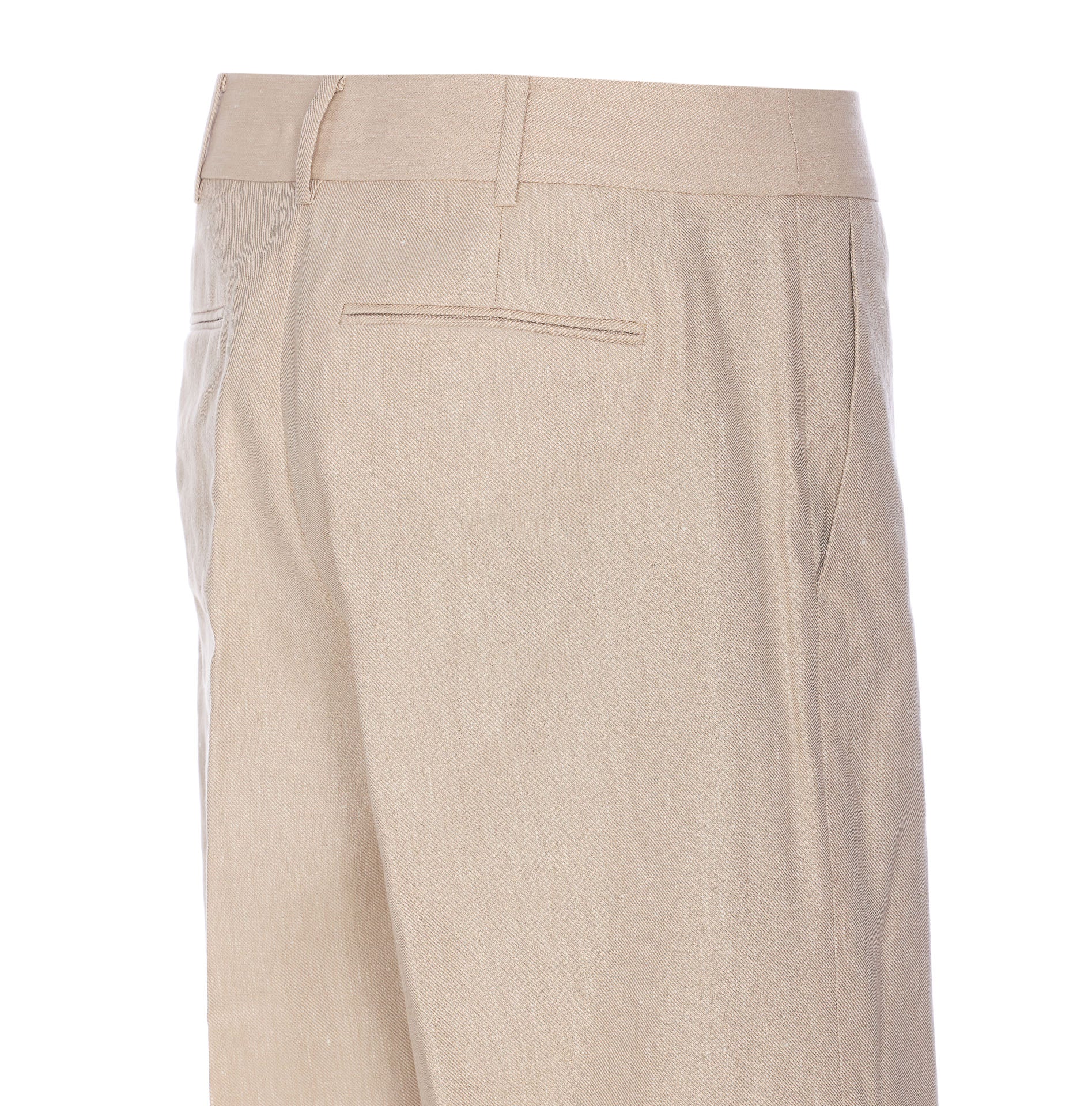Michael Kors Trousers Beige Linen