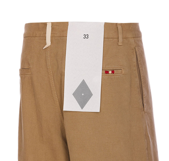 Amish Jeans Brown Cotton