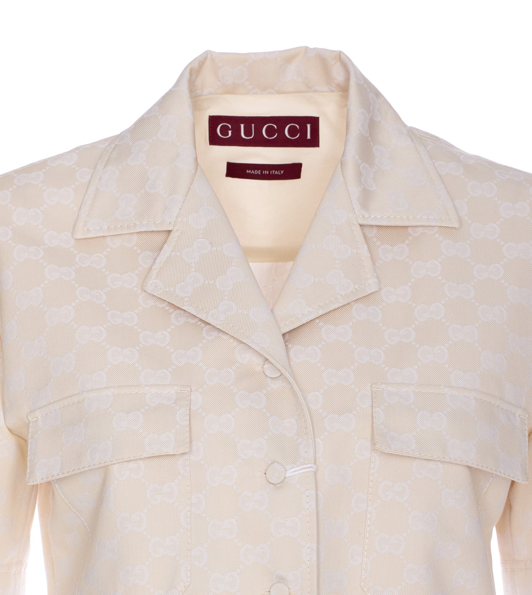 Gucci Trousers Beige Polyester
