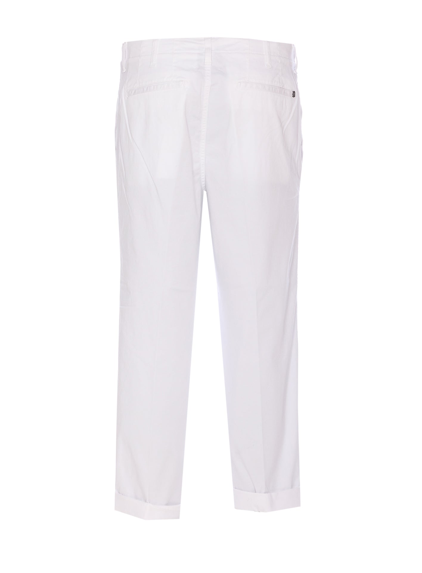 Dondup Trousers White Cotton