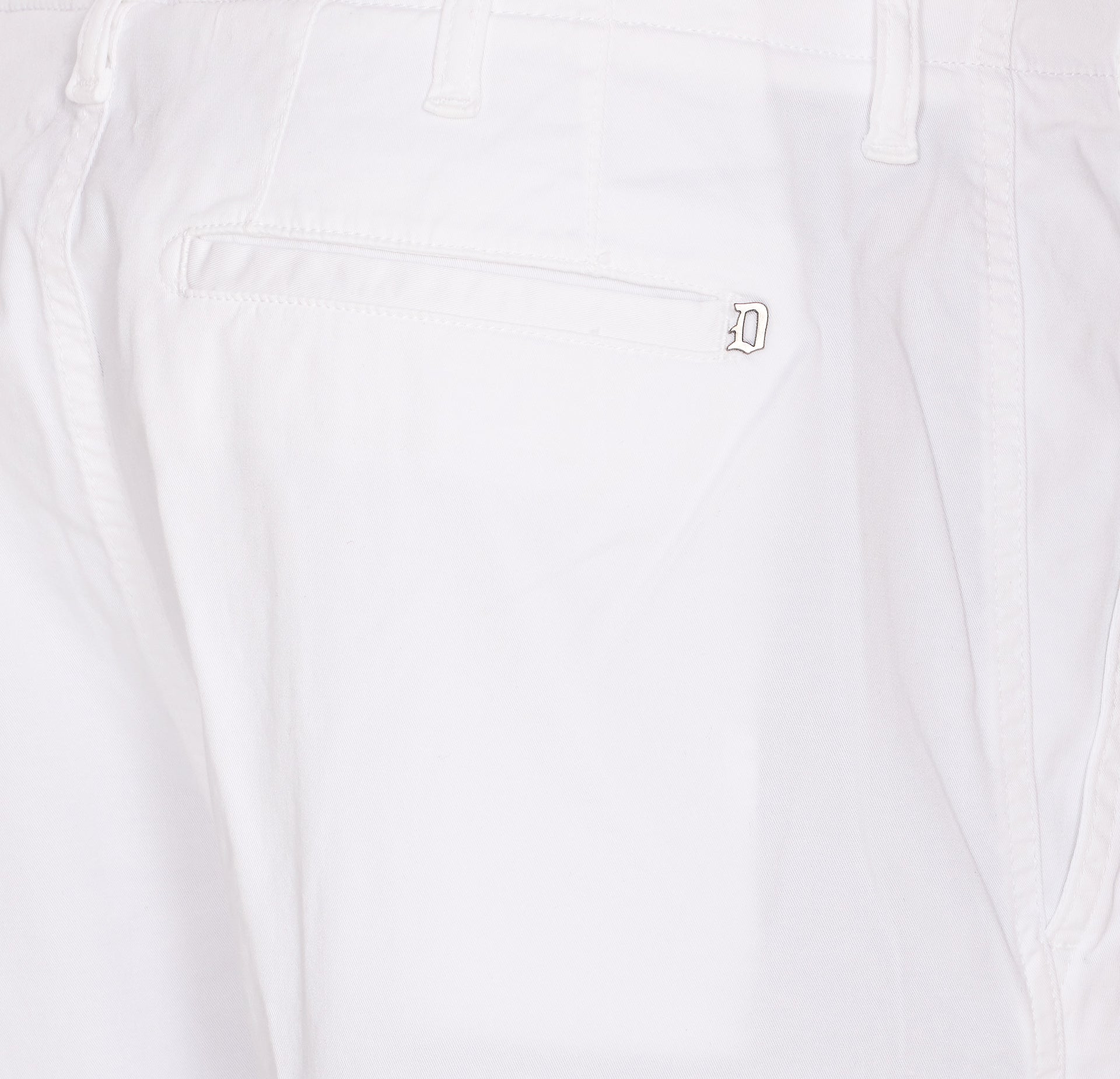 Dondup Trousers White Cotton