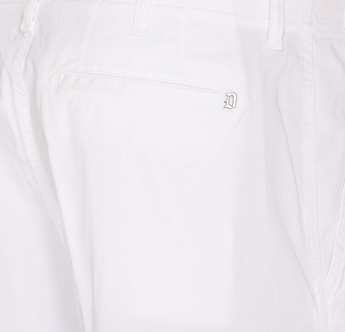 Dondup Trousers White Cotton