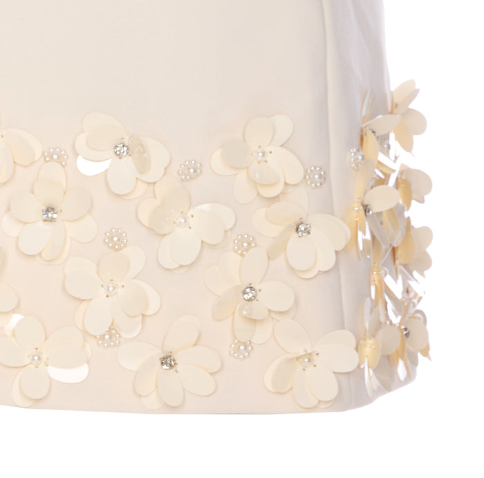Self Portrait Dresses Beige Polyester