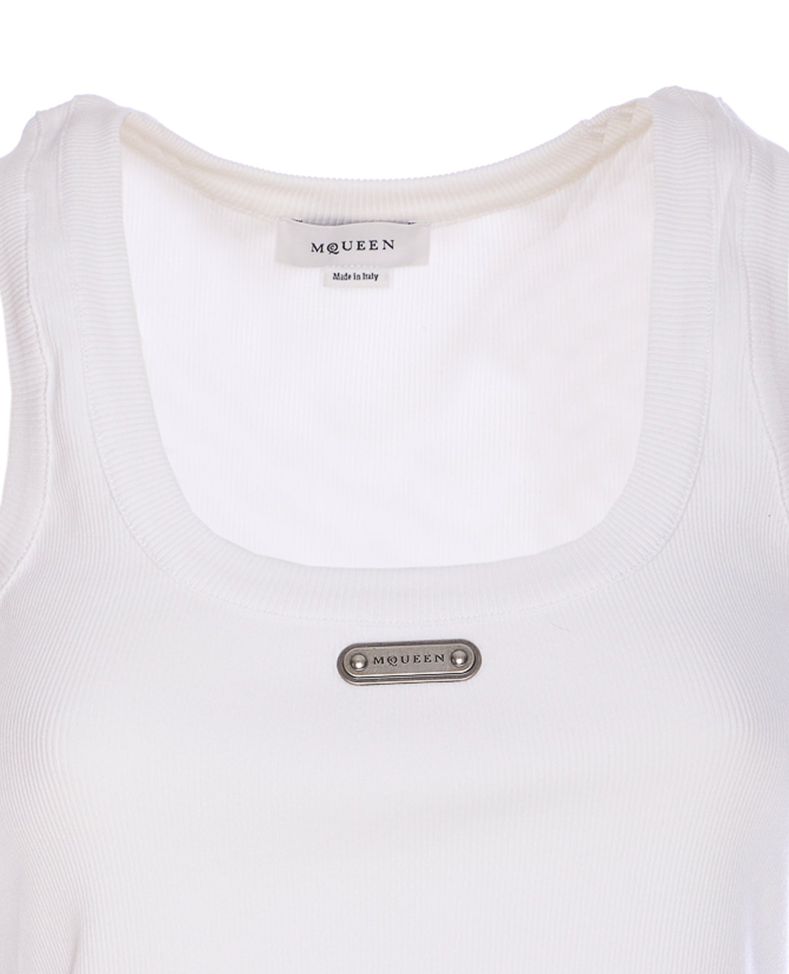 Alexander Mcqueen T-Shirts And Polos White Cotton