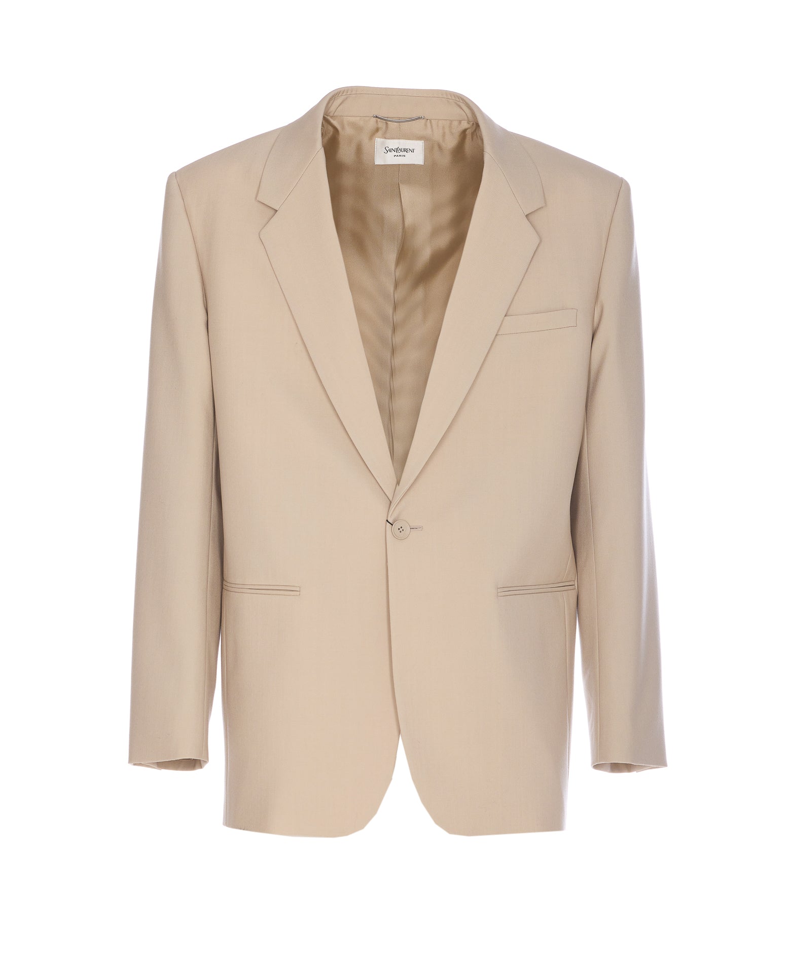 Saint Laurent Jackets Beige Wool