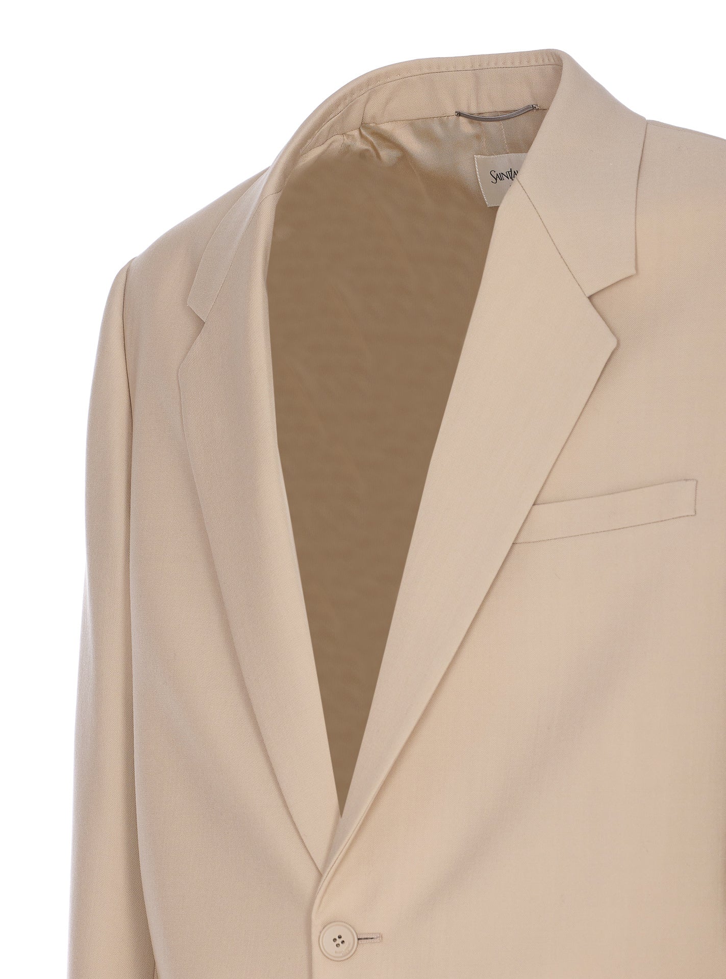 Saint Laurent Jackets Beige Wool