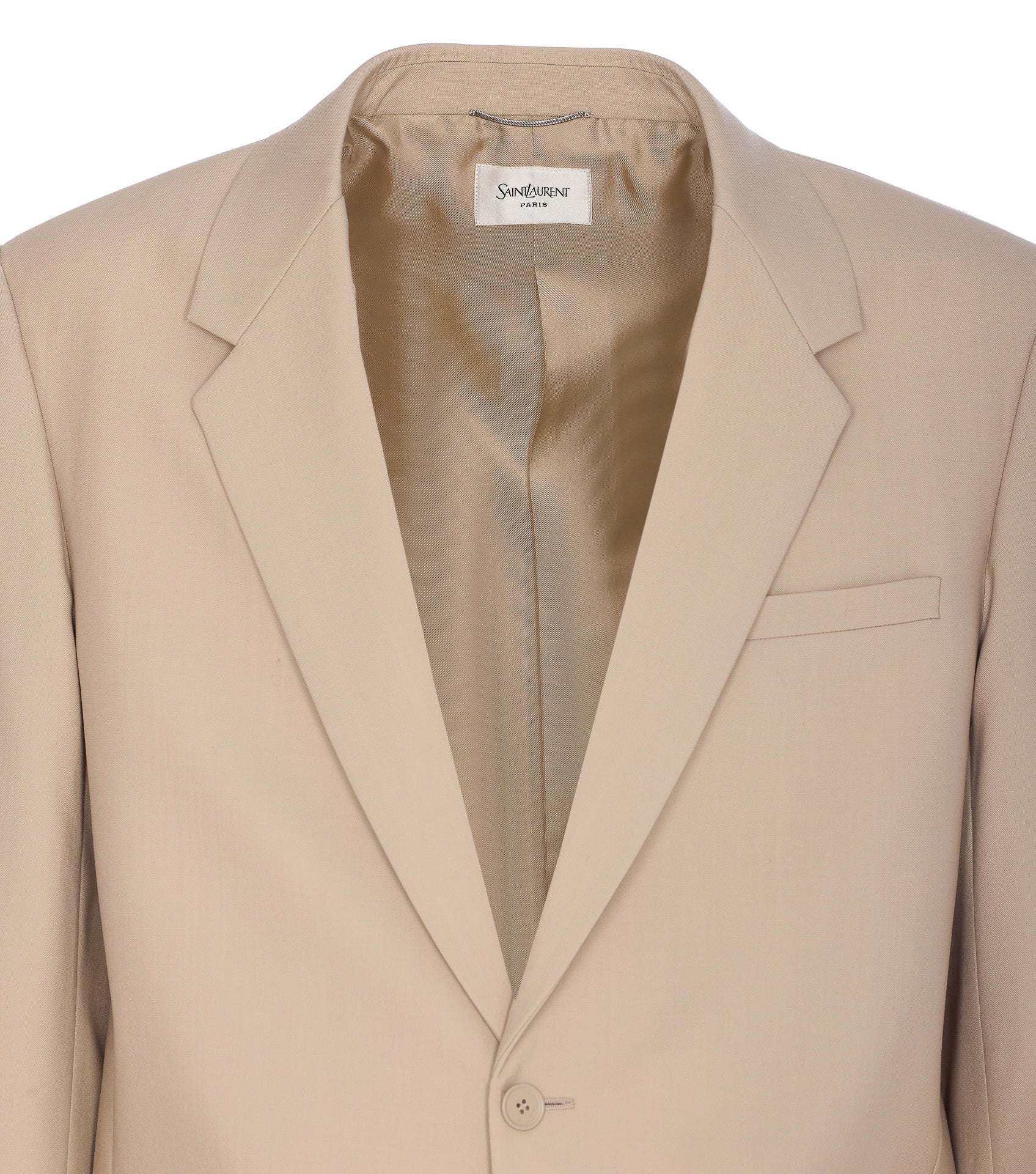 Saint Laurent Jackets Beige Wool