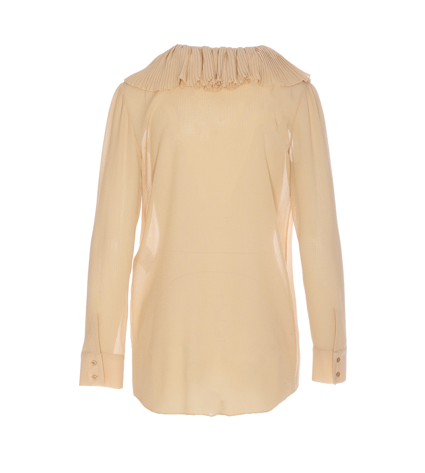 Saint Laurent Shirts Beige Silk