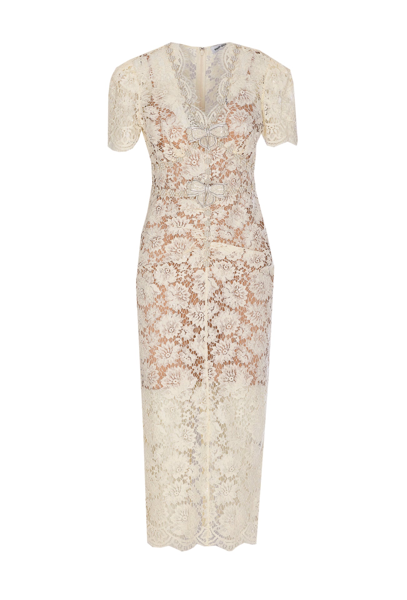Self Portrait Dresses White Polyester