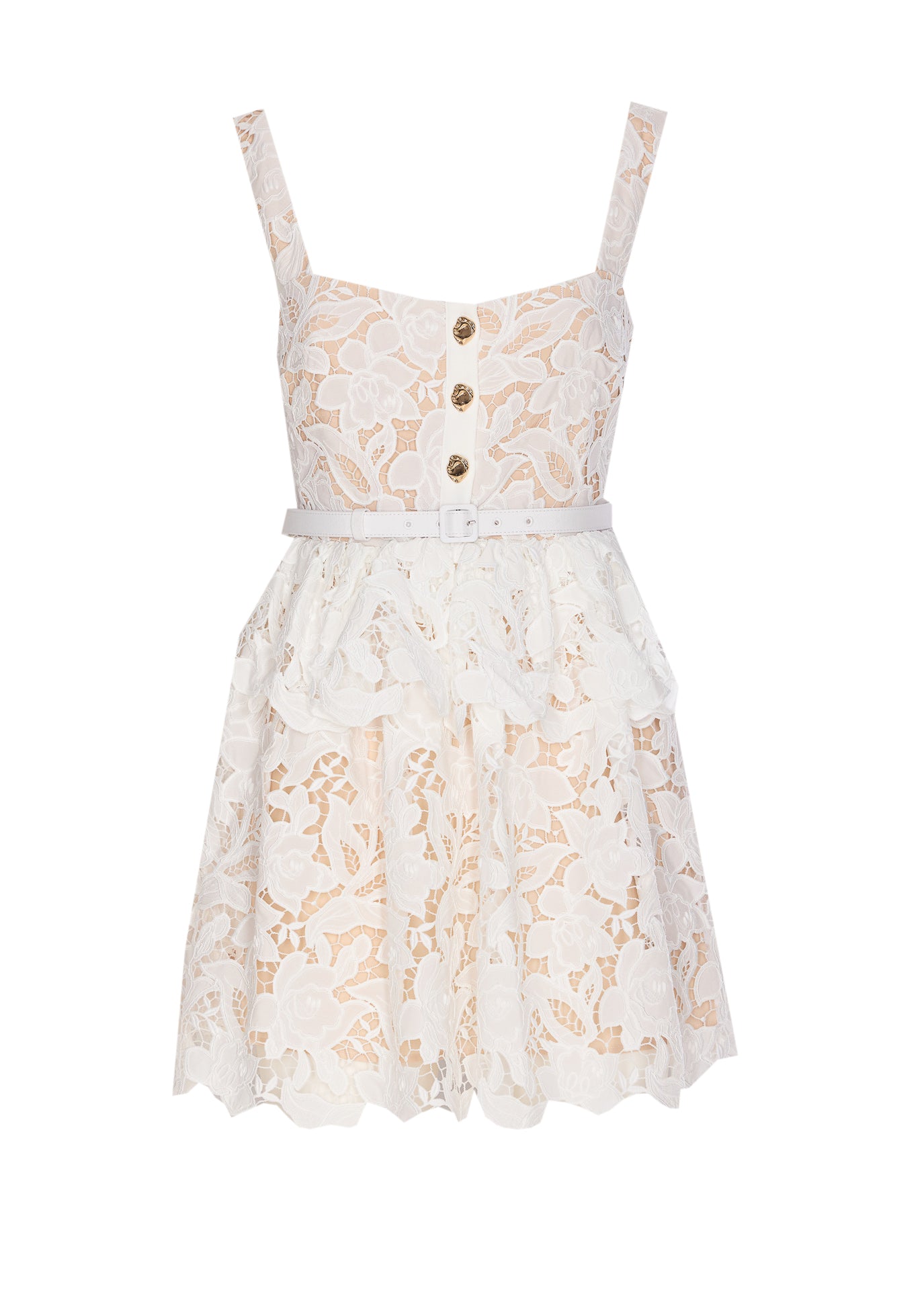 Self Portrait Dresses White Polyester