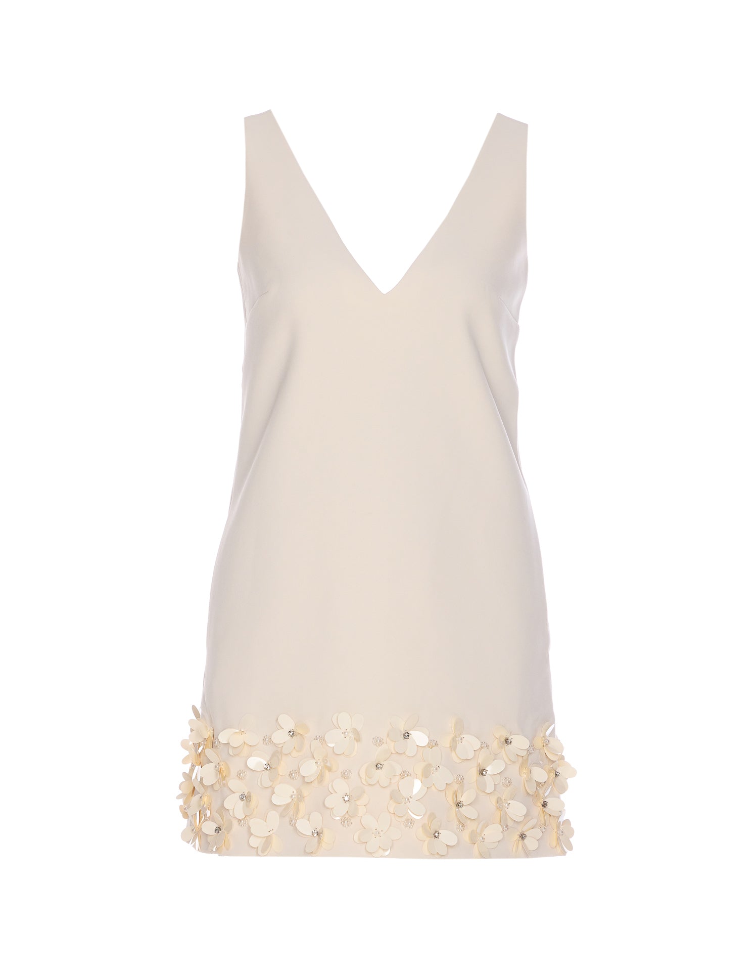 Self Portrait Dresses Beige Polyester