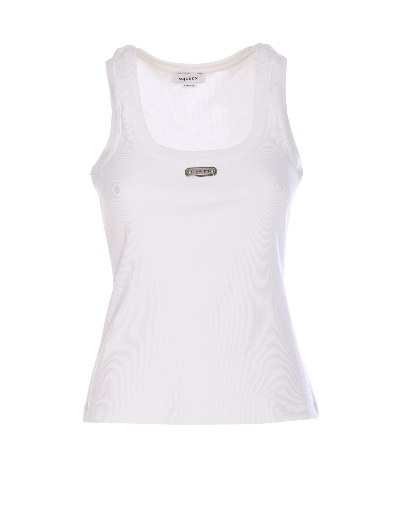 Alexander Mcqueen T-Shirts And Polos White Cotton