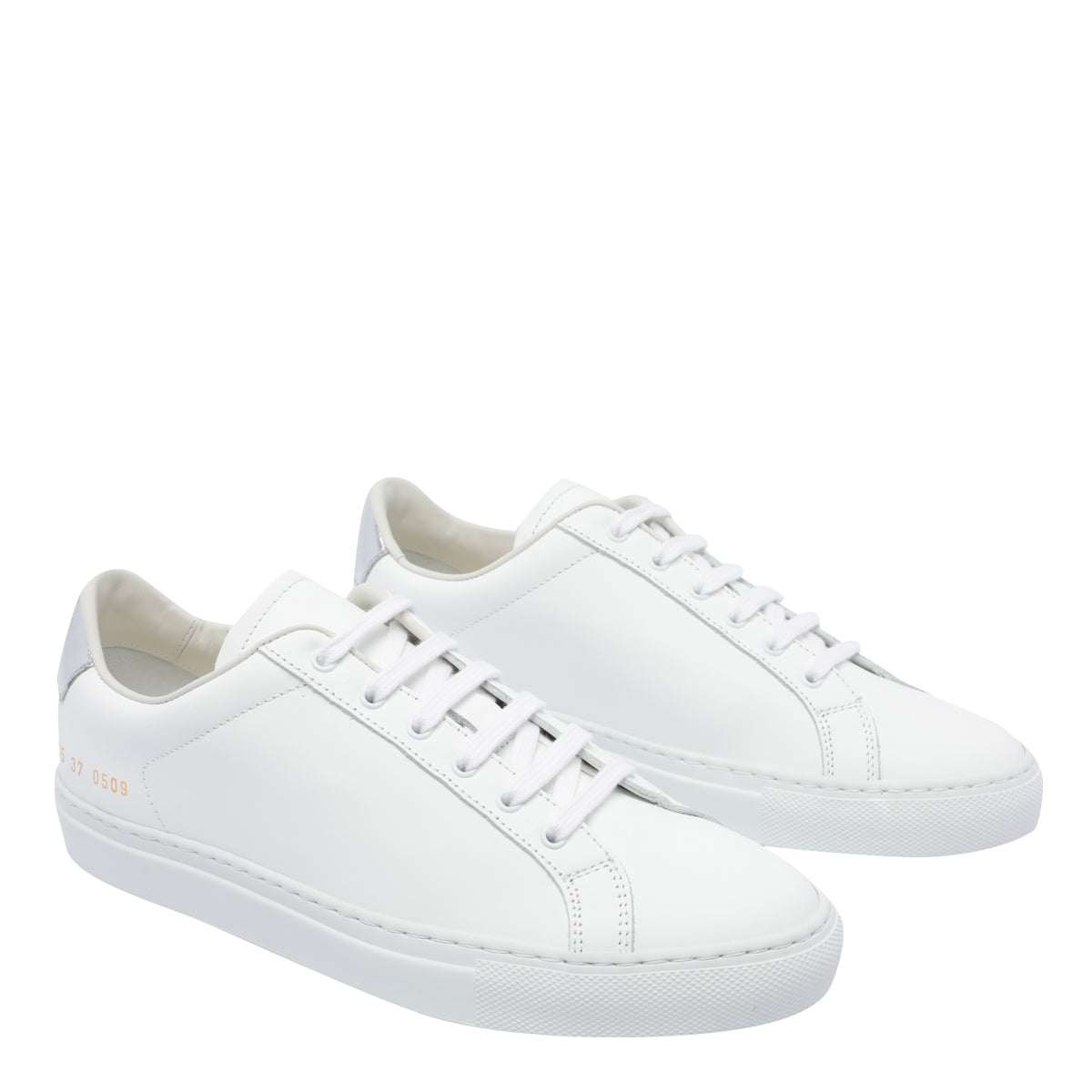 Common Projects Sneakers White Calf Leather/rubber Sole