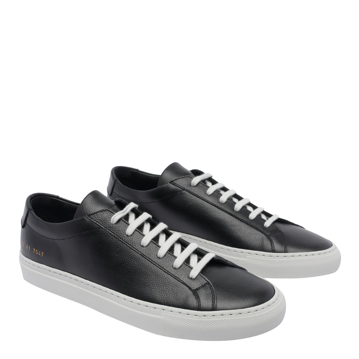 Common Projects Sneakers Black Calf Leather/rubber Sole