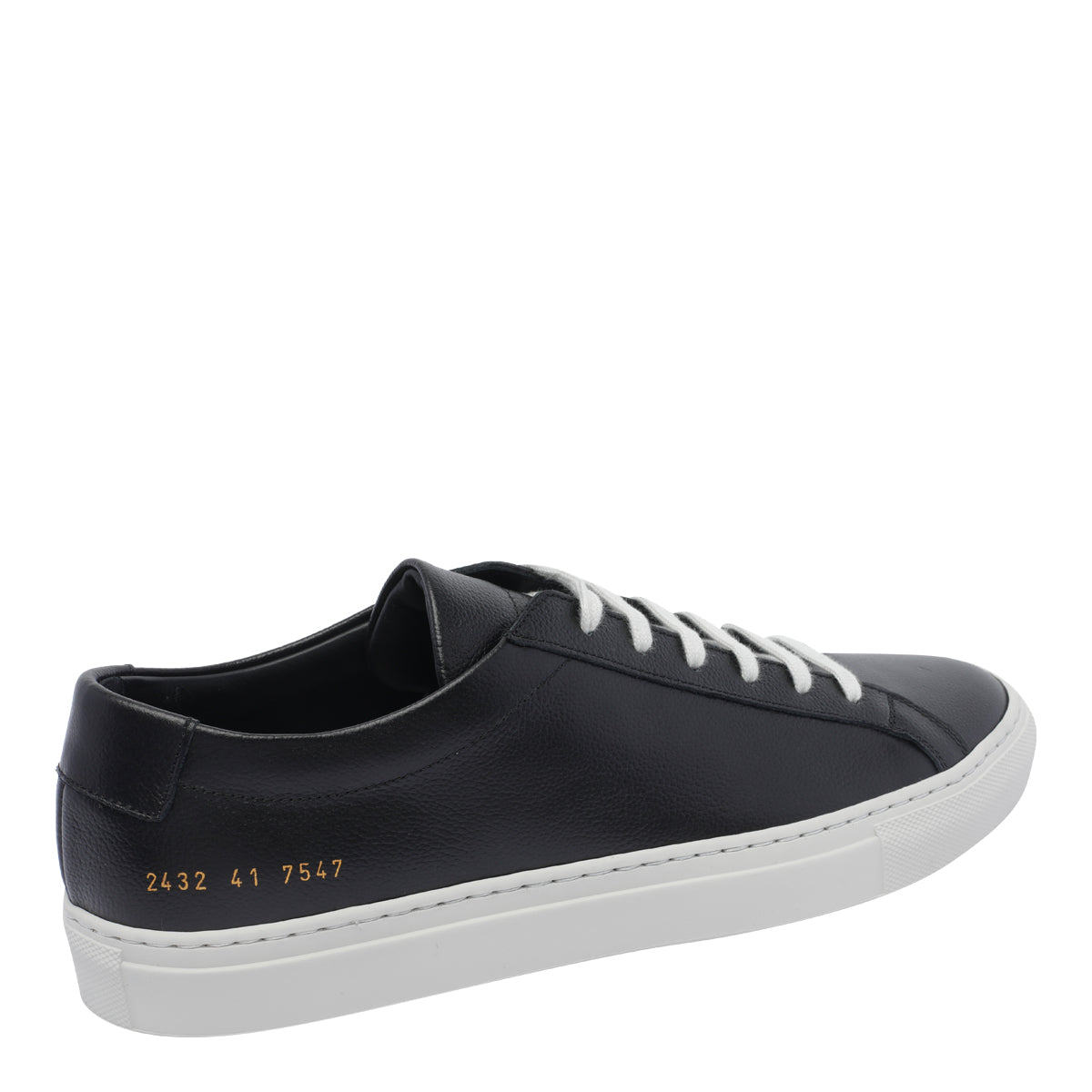 Common Projects Sneakers Black Calf Leather/rubber Sole