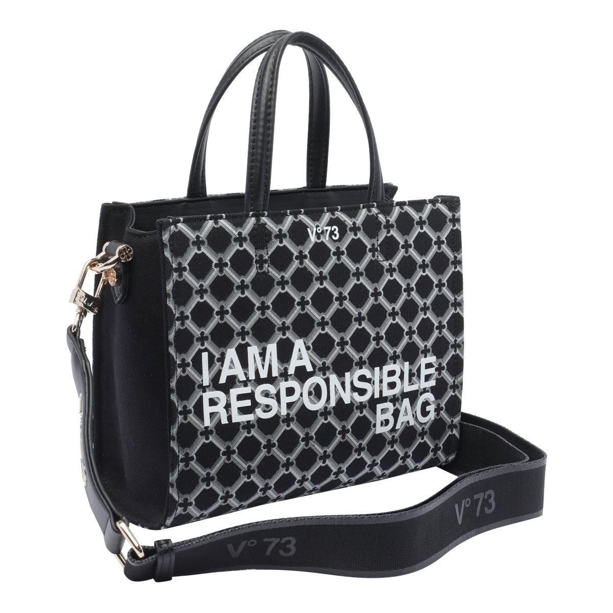 V°73 Bags Black Cotton Polyester