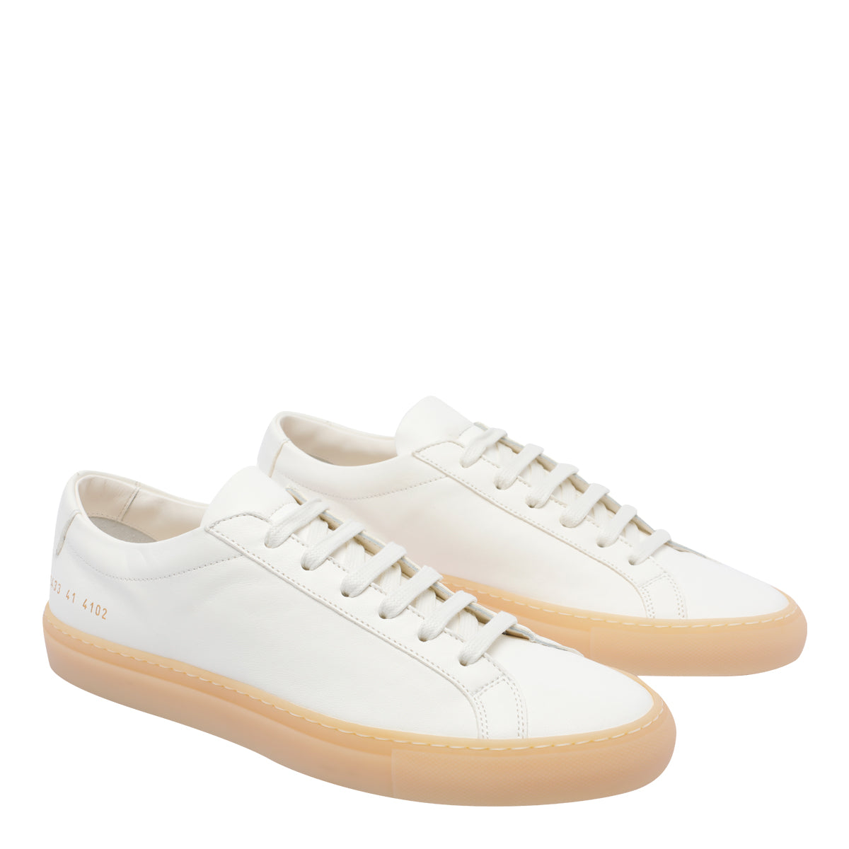 Common Projects Sneakers White Calf Leather/rubber Sole