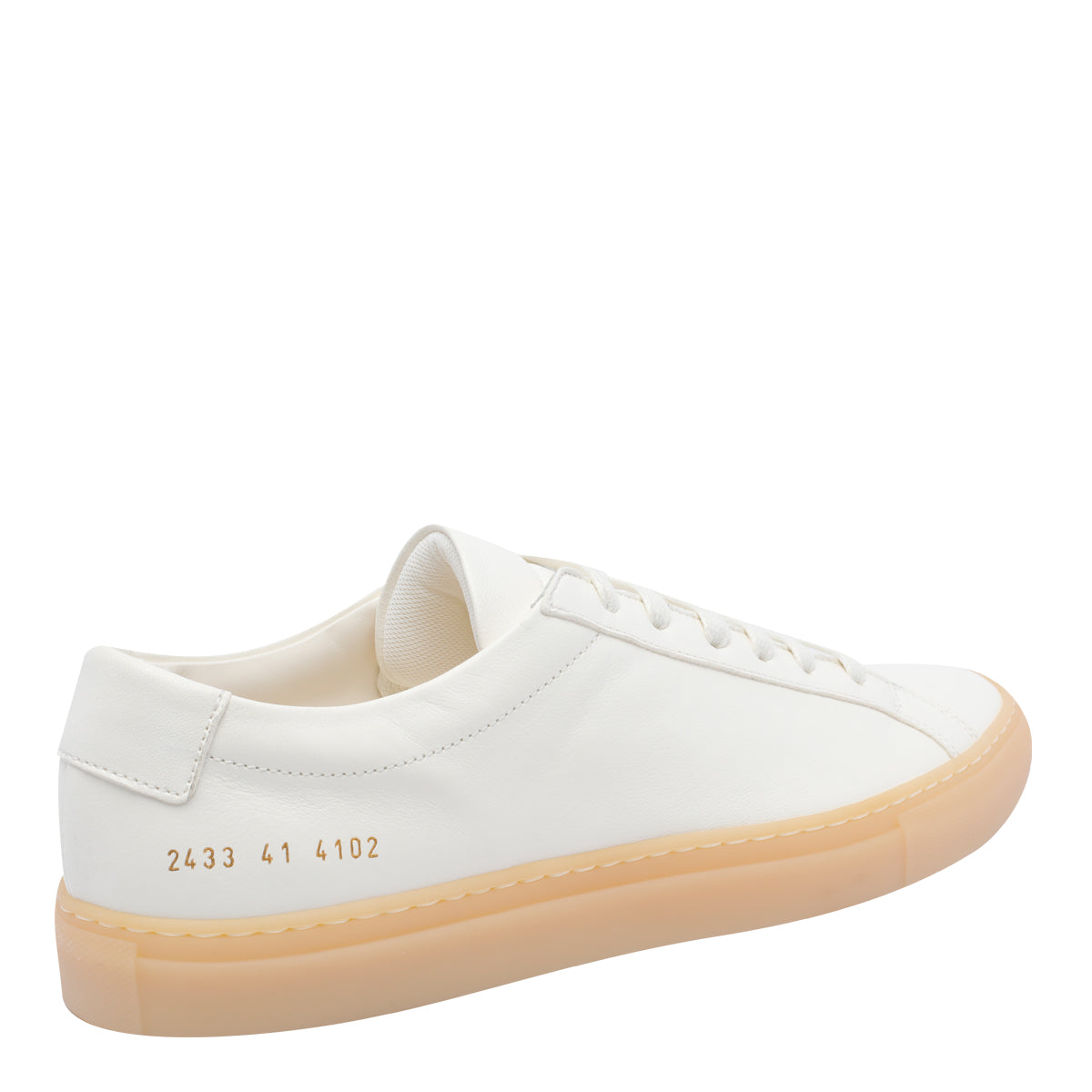 Common Projects Sneakers White Calf Leather/rubber Sole