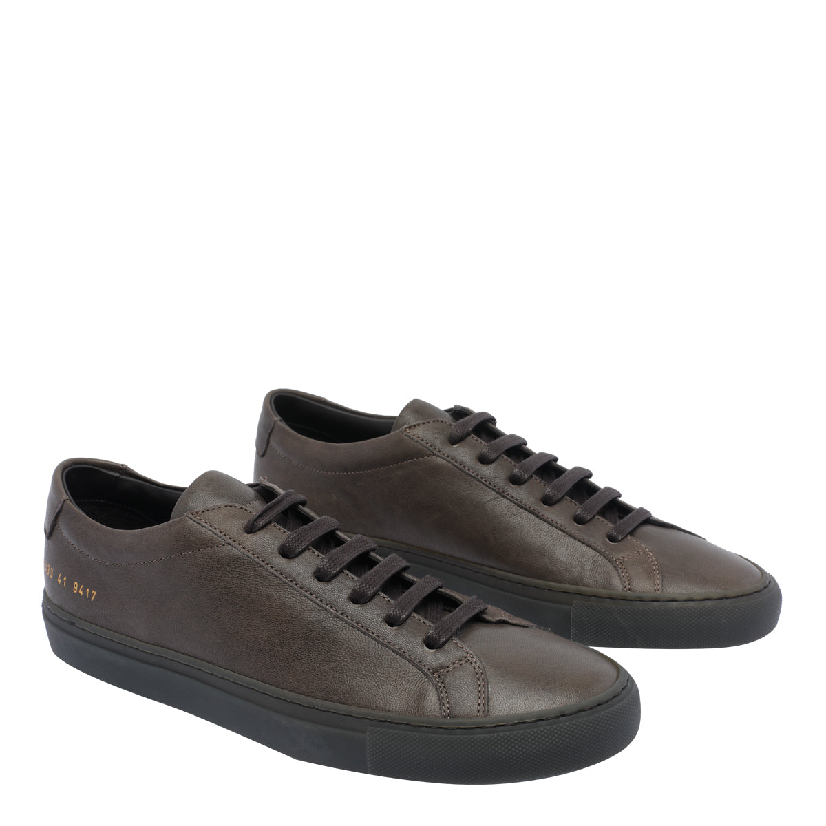 Common Projects Sneakers Brown Calf Leather/rubber Sole